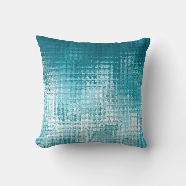 Abstract beautiful blue elegant background cushion (Front)
