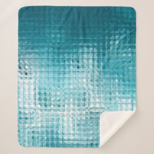 Abstract beautiful blue elegant background sherpa blanket