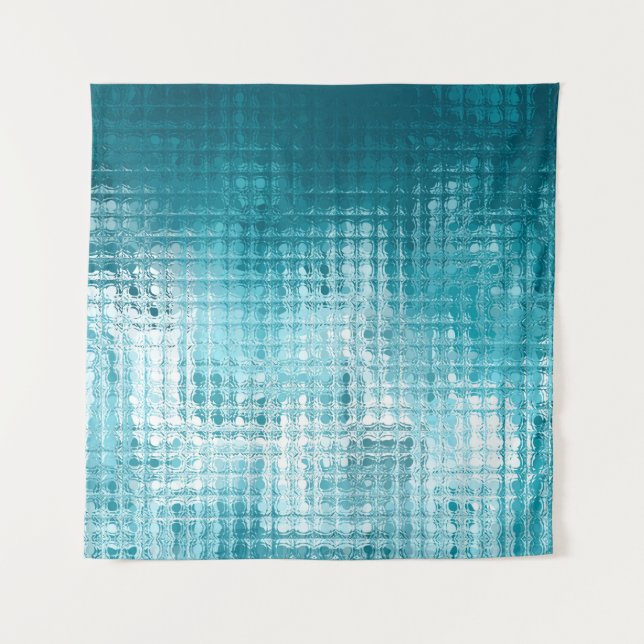 Abstract beautiful blue elegant background tapestry (Front)