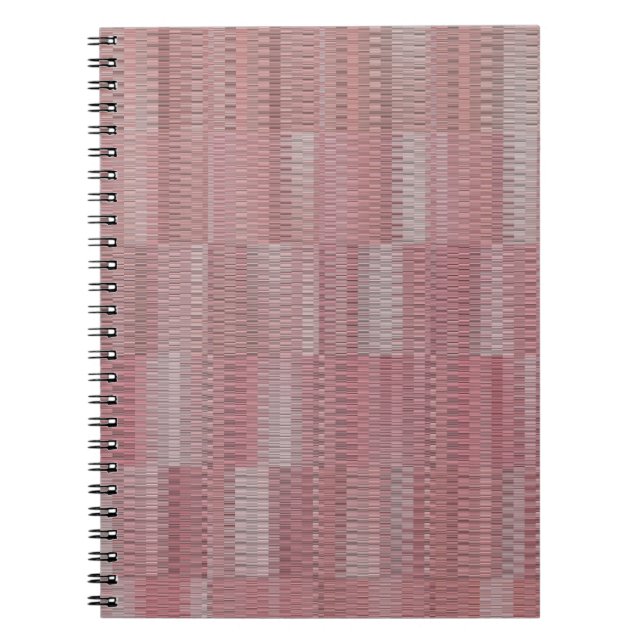 Abstract beautiful vintage elegant shapes notebook (Front)