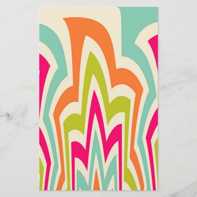 Abstract Beauty Stationery (Front)