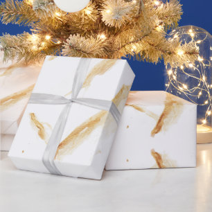 Abstract Beige and Cream Agate Marble Swirl  Wrapping Paper