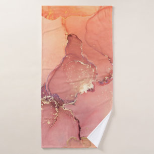 Abstract beige, brown background, wallpaper. Mixin Bath Towel
