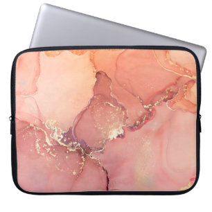 Abstract beige, brown background, wallpaper. Mixin Laptop Sleeve