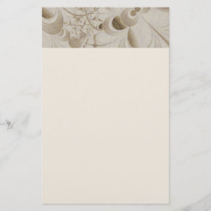 Abstract beige pattern stationery