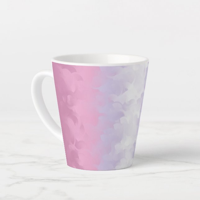 Abstract Bigender Pride Flag      Latte Mug (Left Angle)