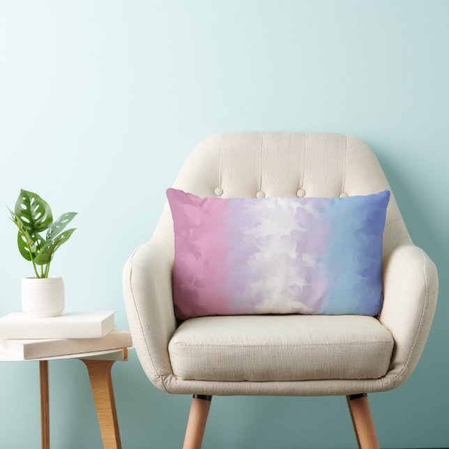 Abstract Bigender Pride Flag      Lumbar Cushion (Chair)