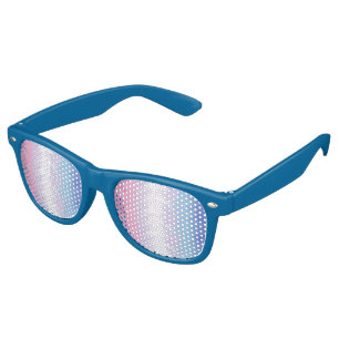 Abstract Bigender Pride Flag      Retro Sunglasses