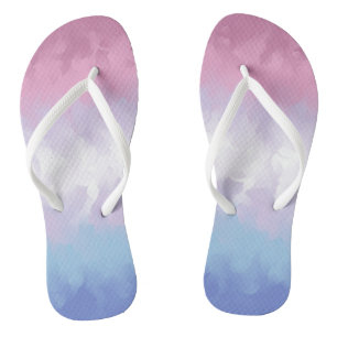 Abstract Bigender Pride Flag Thongs