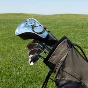 Abstract Birds Blue Sky Golf Head Cover