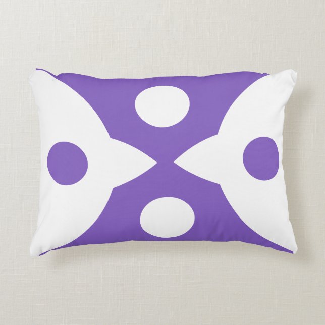 Abstract Birds Bold Simple Design Decorative Cushion (Front)