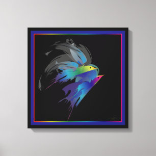 Abstract Birds Canvas Print