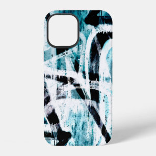 Abstract black and blue graffiti Case-Mate iPhone 12 Case