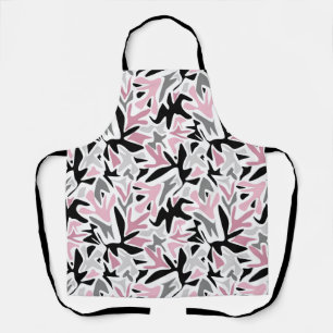 Abstract, Black and Pink, Youth, Modern Throw Pill Apron