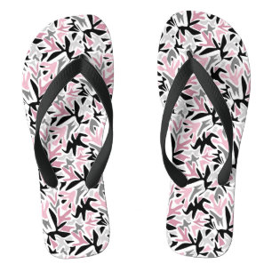 Abstract, Black and Pink, Youth, Modern Throw Pill Thongs