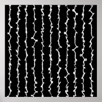 Abstract Black and White Scribbles