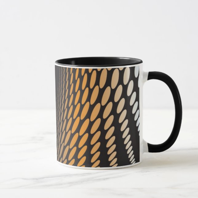 abstract black by Vectorportal Site ceramic mug (Right)