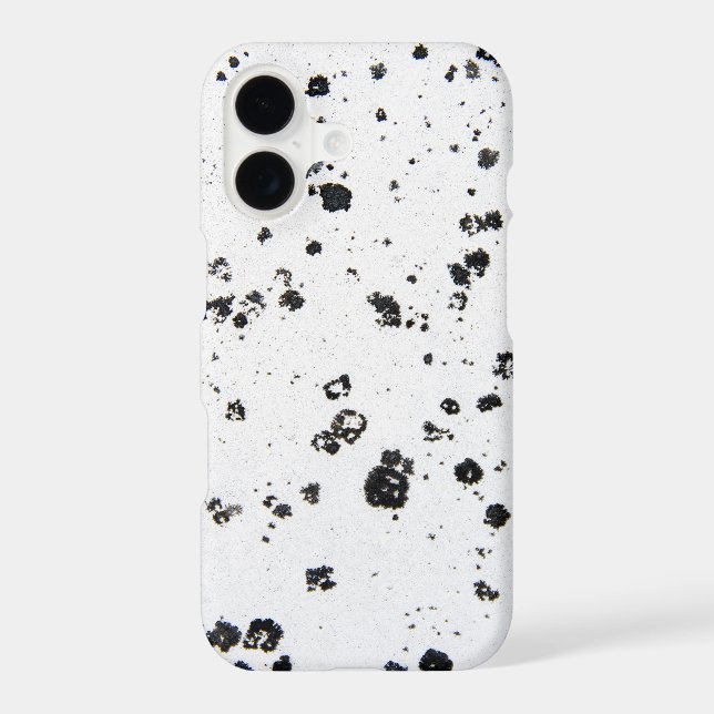 Abstract  Black Flecks on Grungy White (Back)