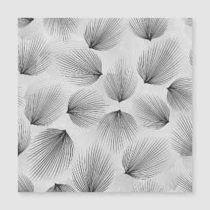 Abstract Black Flowers: Grey Elegance.