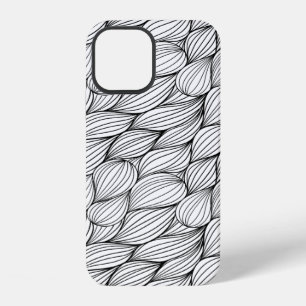 Abstract Black Lines iPhone Case
