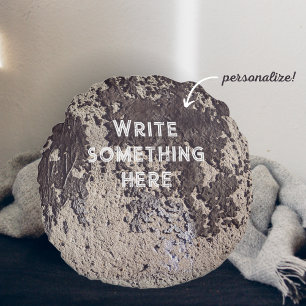 Abstract black & white (cracked wall) round cushion