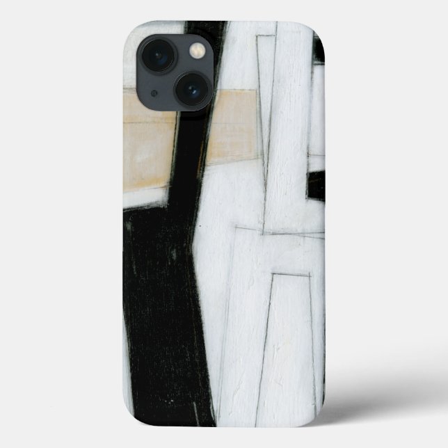 Abstract Black & White Painting Case-Mate iPhone Case (Back)