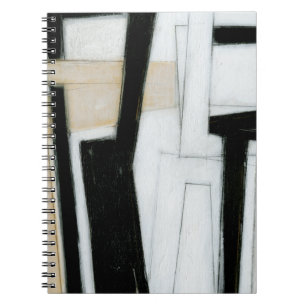 Abstract Black & White Painting Notebook