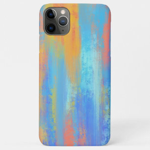 Abstract Blue and Orange iPhone 11 Pro Max Case
