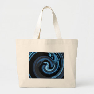 Abstract Blue Bird *personalise* Large Tote Bag