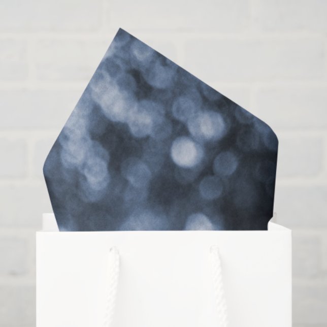 Abstract Blue Bokeh Tissue Paper (Gift Bag)