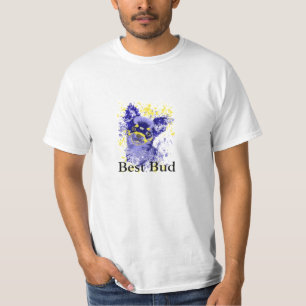 Abstract Blue Chihuahua T-Shirt