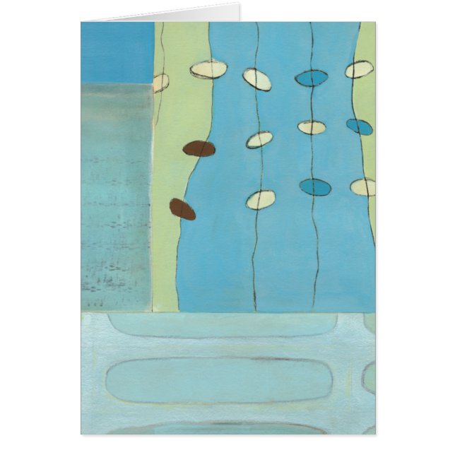 Abstract Blue Egg Parade (Front)