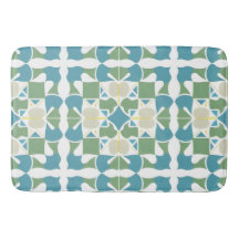 Abstract Blue Green Pattern For Stylish Interiors