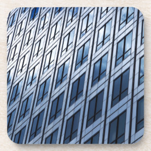 Abstract Blue Grey Windows Coaster