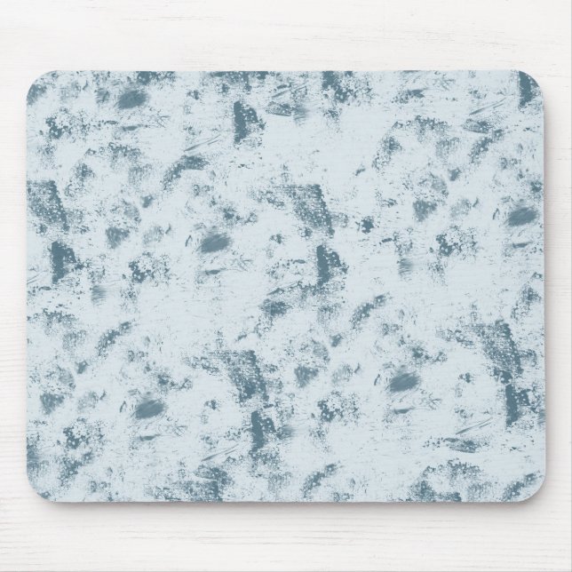 Abstract Blue Grunge Mouse Pad (Front)