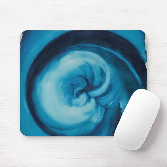 Abstract |Blue I | Georgia O'Keeffe Mouse Pad (With Mouse)