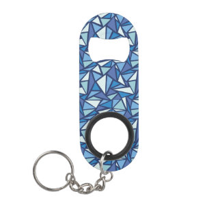 Abstract Blue Ice Crsytal Pattern