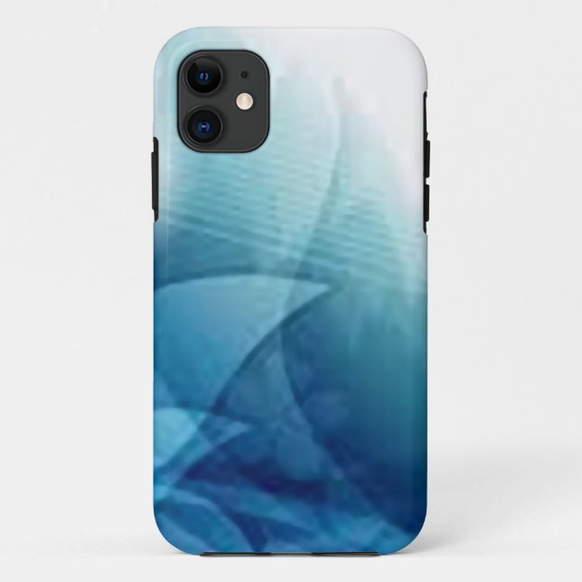 Abstract blue_iphone Case-Mate iPhone case (Back)