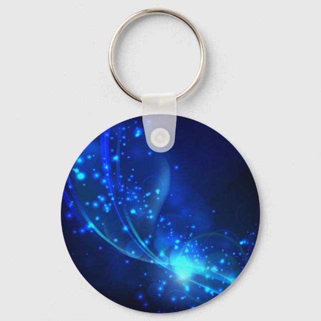 Abstract-Blue-Light-Background-Vector-Graphic ABST Key Ring (Front)
