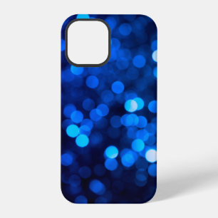 Abstract blue light dots iPhone 12 pro case
