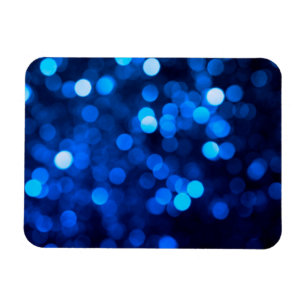 Abstract blue light dots magnet