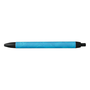 Abstract Blue Marble Personalised  Black Ink Pen