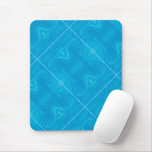 Abstract Blue Marble Personalised Mouse Pad