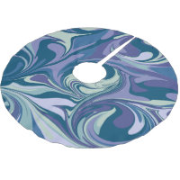 Abstract Blue Marble Swirl Stylish Personalised