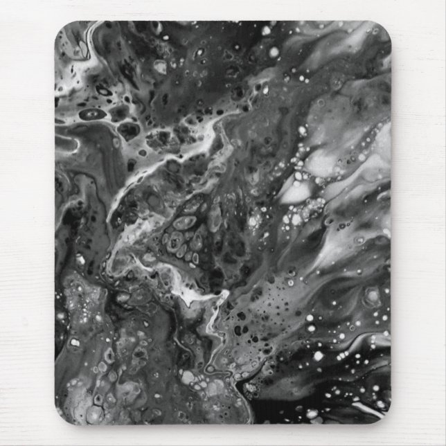 Abstract blue. mouse pad (Front)