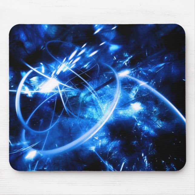 Abstract-Blue Mousepad (Front)