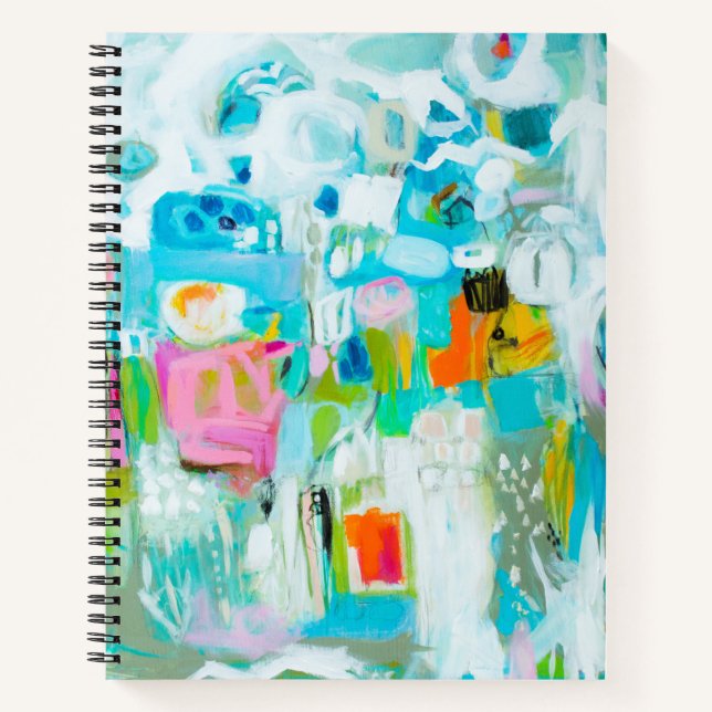 Abstract Blue Notebook (Front)