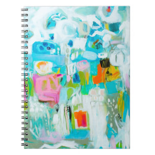 Abstract Blue Notebook