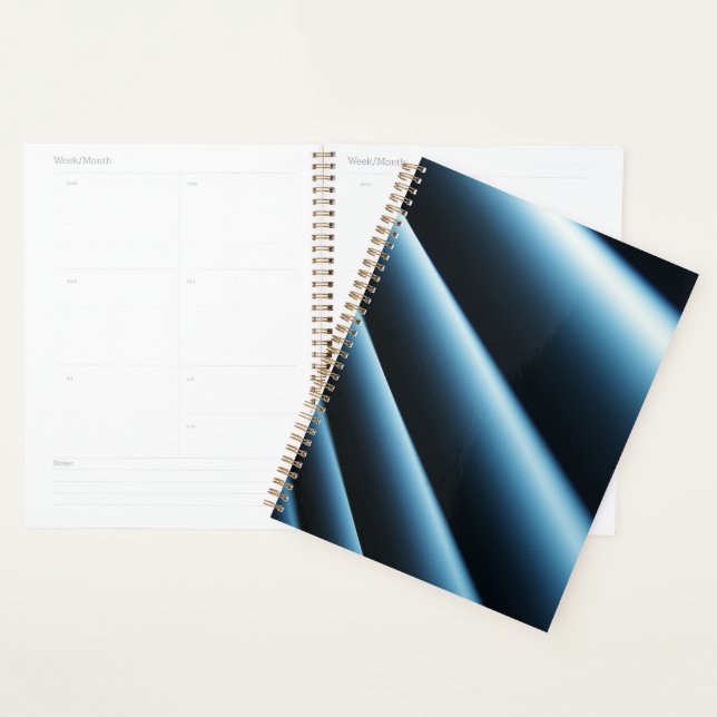 Abstract blue pattern planner (Display)