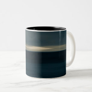 abstract blue photo cup